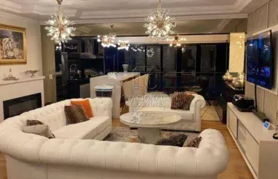 Apartamento com 3 dormitórios à venda, 192 m² por r$ 2.500.000,00 - vila gilda - santo andré/sp