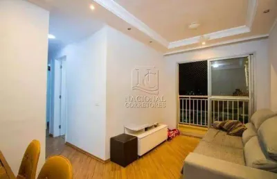 Apartamento com 3 dormitórios à venda, 60 m² - vila homero thon - santo andré/sp