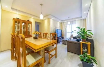 Apartamento com 3 dormitórios à venda, 67 m²- vila camilópolis - santo andré/sp