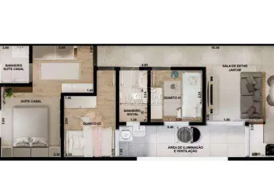 Apartamento à venda, 70 m² por r$ 795.000,00 - jardim - santo andré/sp