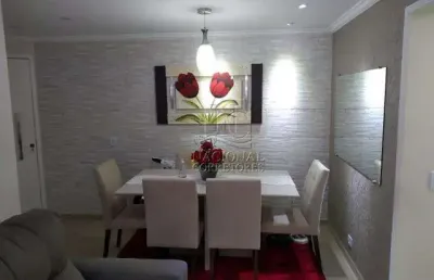 Apartamento com 3 dormitórios à venda, 62 m² por r$ 385.000,00 - parque marajoara - santo andré/sp