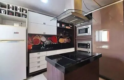 Apartamento para venda por r$ 600.000,00 ou locação por r$ 2.944,00/mês com 1 dormitório para alugar, 76 m² - parque jaçatuba - santo andré/sp
