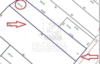 Terreno à venda, 344 m² por r$ 1.060.000,00 - vila gilda - santo andré/sp
