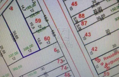 Terreno à venda, 398 m² por r$ 700.000,00 - jardim ana maria - santo andré/sp