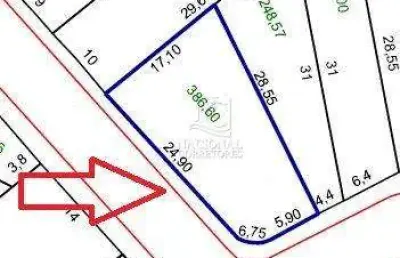 Terreno à venda, 386 m² - parque oratório - santo andré/sp