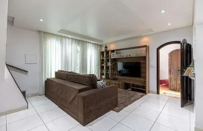 Sobrado com 3 dormitórios à venda, 216 m² - vila curuçá - santo andré/sp