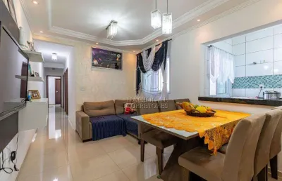 Cobertura com 3 dormitórios à venda, 172 m² por r$ 830.000,00 - parque das nações - santo andré/sp