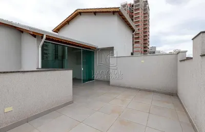 Cobertura com 2 dormitórios, 108m² - venda por r$ 570.000,00 - vila valparaíso - santo andré/sp