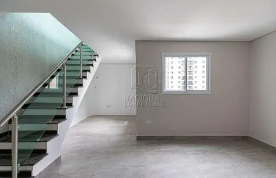 Cobertura com 2 dormitórios, 114m² - venda por r$ 580.000,00 - vila valparaíso - santo andré/sp