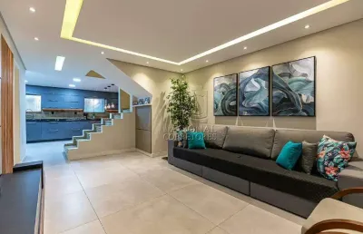 Sobrado com 3 dormitórios à venda, 238 m² - vila curuçá - santo andré/sp