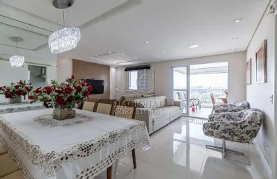 Apartamento a venda - 126m² 3 dormitórios sendo 1 suíte - vila valparaiso - santo andré - sp