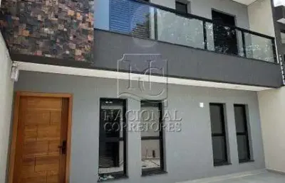Sobrado à venda, 3 quartos, 1 suíte, 2 vagas, vila scarpelli - santo andré/sp