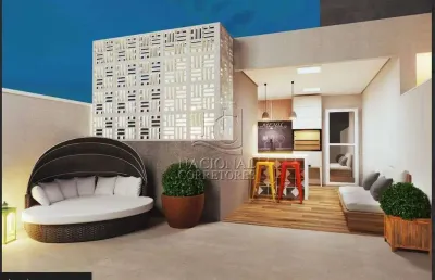Cobertura sem condomínio à venda, 2 quartos, 2 vagas, vila eldízia - santo andré/sp