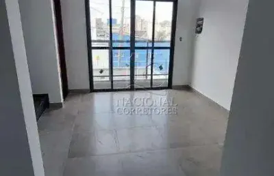 Sobrado novo 2 dormitórios sendo os 2 suítes para locação 121 m² - vila lucinda - santo andré/sp