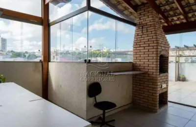 Cobertura sem condomínio à venda, 2 quartos, 1 suíte, 1 vaga, jardim stella - santo andré/sp
