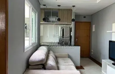 Cobertura sem condomínio à venda, 2 quartos, 1 suíte, 2 vagas, utinga - santo andré/sp
