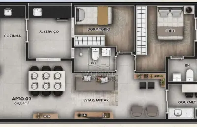 Apartamento sem condomínio à venda, 2 quartos, 1 suíte, 1 vaga, jardim bela vista - santo andré/sp