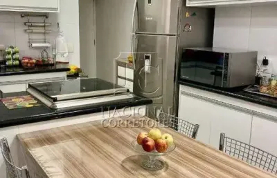 Apartamento à venda, 3 quartos, 1 suíte, 2 vagas, vila valparaíso - santo andré/sp