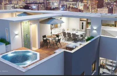 Apartamento duplex à venda, 3 quartos, 1 suíte, 2 vagas, vila assunção - santo andré/sp