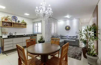 Cobertura sem condomínio à venda, 2 quartos, 1 suíte, 2 vagas, vila valparaíso - santo andré/sp