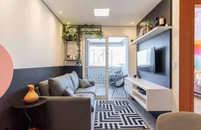 Apartamento de 52m² à venda com móveis planejados na vila scarpelli