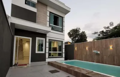 Casa para venda em rio das ostras, jardim marilea, 3 dormitórios, 1 suíte, 1 banheiro, 1 vaga