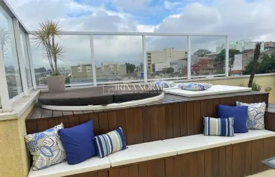 Condomínio residencial mandala vi - cobertura á venda 3 dormitorios, 166m² no bairro santa maria, santo andré/sp