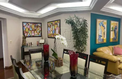 Apartamento com 4 dormitórios à venda, 135 m² - vila assunção - santo andré/sp