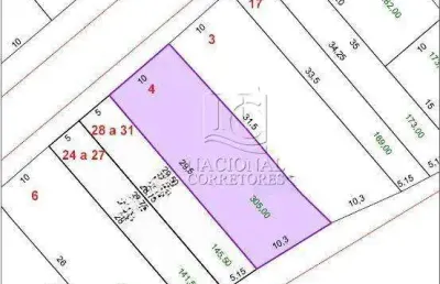 Terreno à venda, 305 m² por r$ 499.000,00 - jardim das maravilhas - santo andré/sp