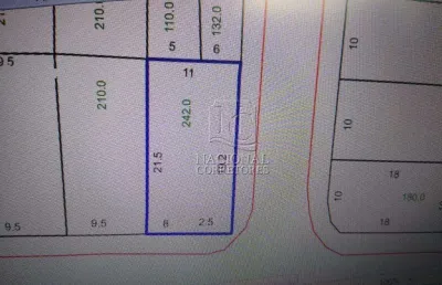Terreno à venda, 242 m² por r$ 600.000,00 - parque das nações - santo andré/sp