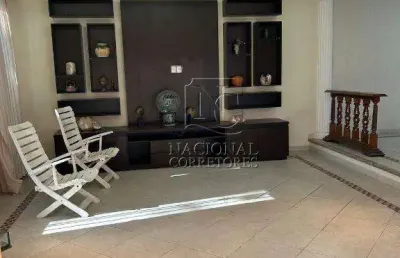 Sobrado com 4 dormitórios à venda, 407 m² - vila valparaíso - santo andré/sp