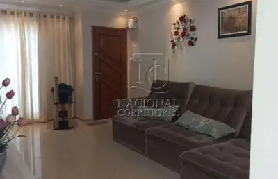 Sobrado com 3 dormitórios à venda, 219 m²- vila bela vista - santo andré/sp