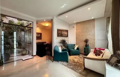 Sobrado com 3 dormitórios à venda, 148 m² - vila camilópolis - santo andré/sp