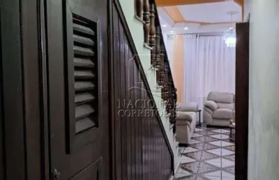 Sobrado com 3 dormitórios à venda, 163 m² por r$ 560.000,00 - jardim santo alberto - santo andré/sp