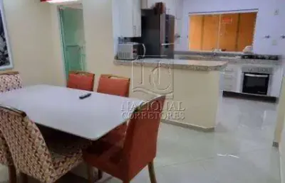Sobrado com 3 dormitórios à venda, 117 m² - vila camilópolis - santo andré/sp