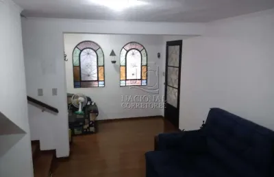 Sobrado à venda, 189 m² por r$ 580.000,00 - vila camilópolis - santo andré/sp
