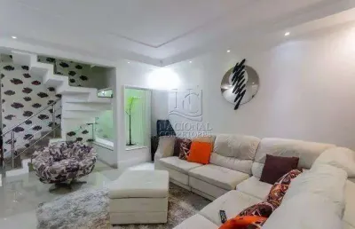 Sobrado com 3 dormitórios à venda, 175 m - parque das nações - santo andré/sp
