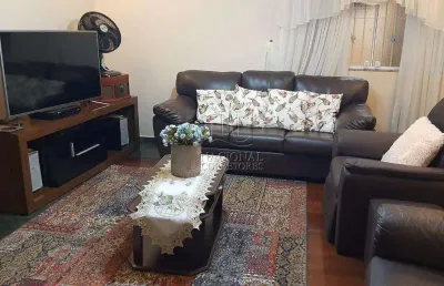 Sobrado com 3 dormitórios à venda, 270 m² - vila scarpelli - santo andré/sp