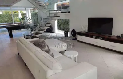 Sobrado com 3 dormitórios à venda, 279 m² por r$ 3.700.000,00 - vista linda - bertioga/sp