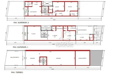 Sobrado com 3 dormitórios à venda, 250 m² - santa terezinha - são bernardo do campo/sp