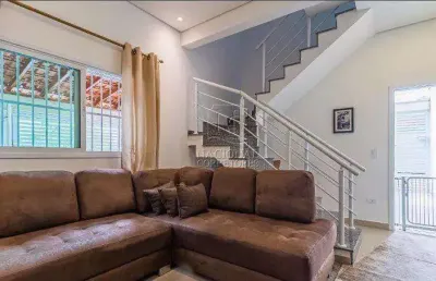 Sobrado com 2 dormitórios à venda, 91 m² por r$ 560.000,00 - jardim santo alberto - santo andré/sp