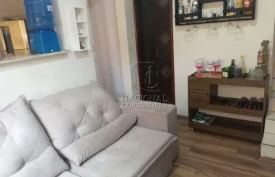 Sobrado com 2 dormitórios à venda, 131 m² por r$ 400.000,00 - vila linda - santo andré/sp