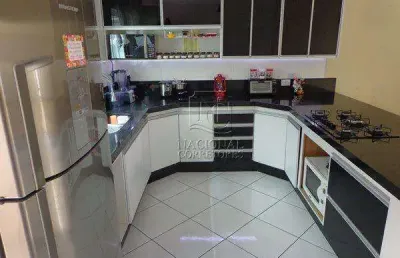Sobrado à venda, 151 m² por r$ 760.000,00 - jardim santo alberto - santo andré/sp