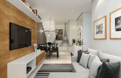 Sobrado à venda, 56 m² por r$ 360.000,00 - vila príncipe de gales - santo andré/sp