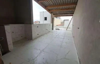 Cobertura com 2 dormitórios à venda, 104 m² por r$ 580.000,00 - parque jaçatuba - santo andré/sp