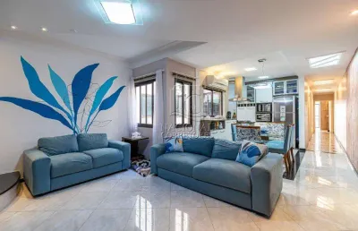 Cobertura com 3 dormitórios à venda, 198 m² - parque das nações - santo andré/sp