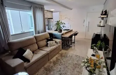 Cobertura com 3 dormitórios à venda, 140 m² por r$ 635.000,00 - vila valparaíso - santo andré/sp