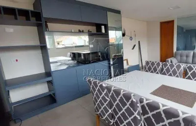Cobertura com 2 dormitórios à venda, 100 m² - jardim paraíso - santo andré/sp