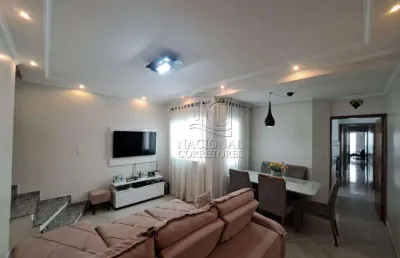 Cobertura com 3 dormitórios à venda, 168 m² - santa maria - santo andré/sp