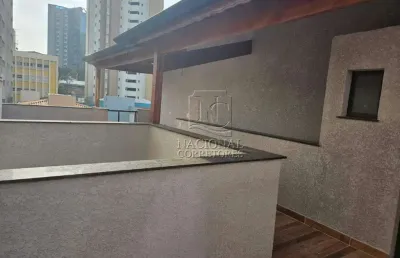 Cobertura com 2 dormitórios à venda, 111 m² por r$ 660.000,00 - vila bastos - santo andré/sp